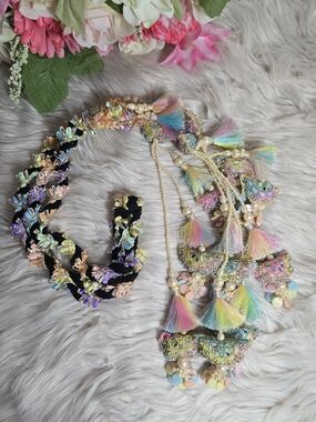 Handcrafted Multicolor Tassel Heavy Paranda - Women Accessories
